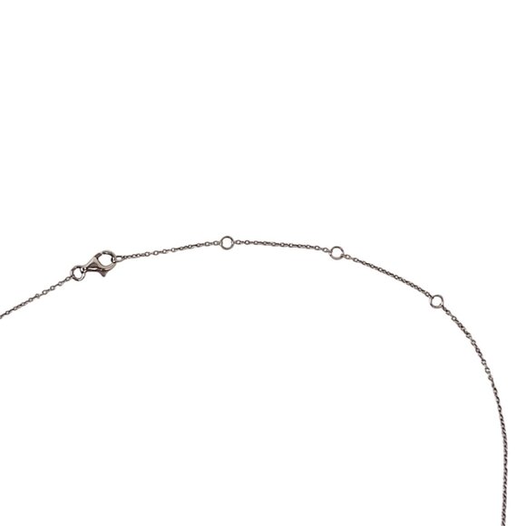 Sterling Silver XO Dainty Chain Necklace - Picture 5 of 6